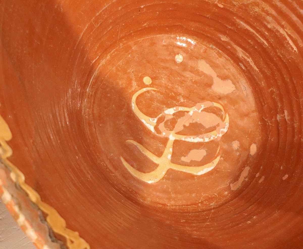 Large Lebrillo Pottery Minorca Spain XIX-photo-2