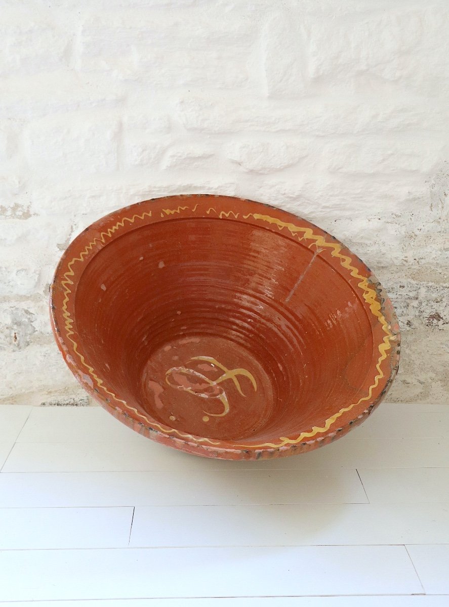 Large Lebrillo Pottery Minorca Spain XIX