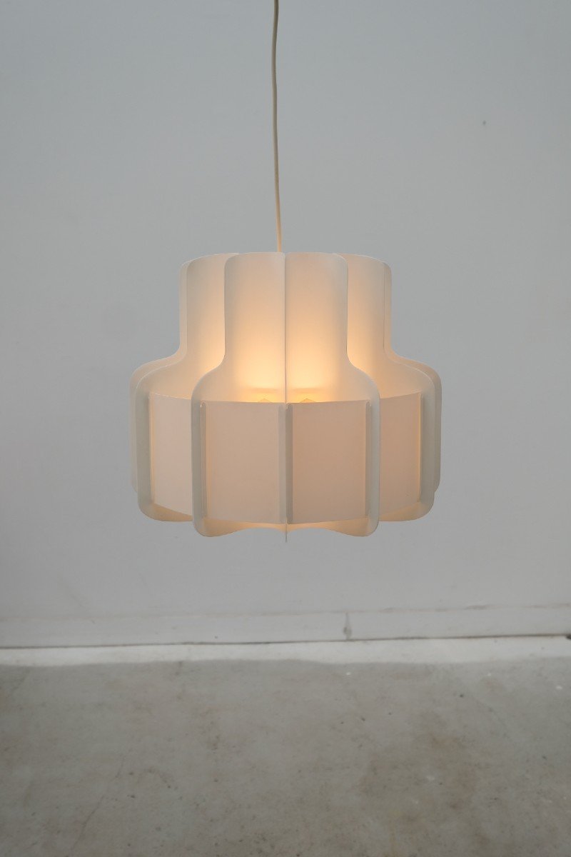 “casa” Chandelier By Carsten Erik Schioler For Hoyrup, Denmark 1970  -photo-2