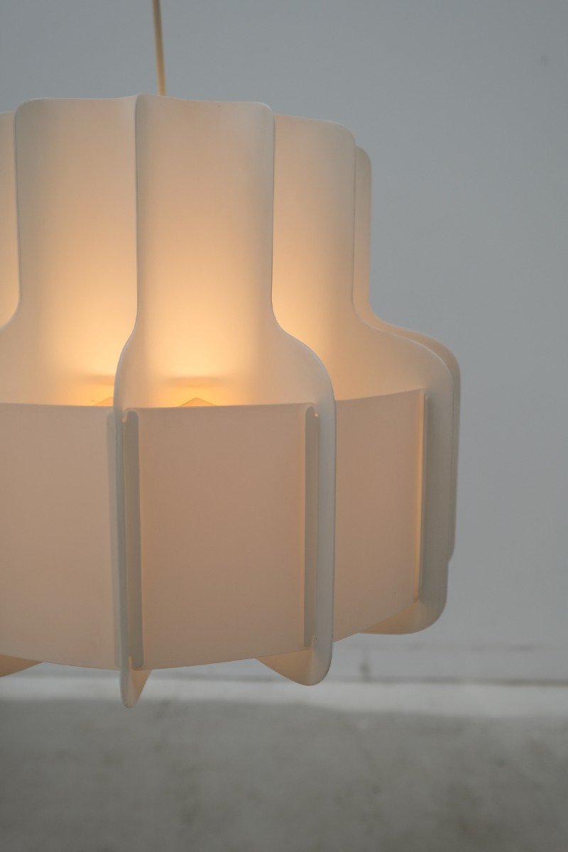 “casa” Chandelier By Carsten Erik Schioler For Hoyrup, Denmark 1970  -photo-3