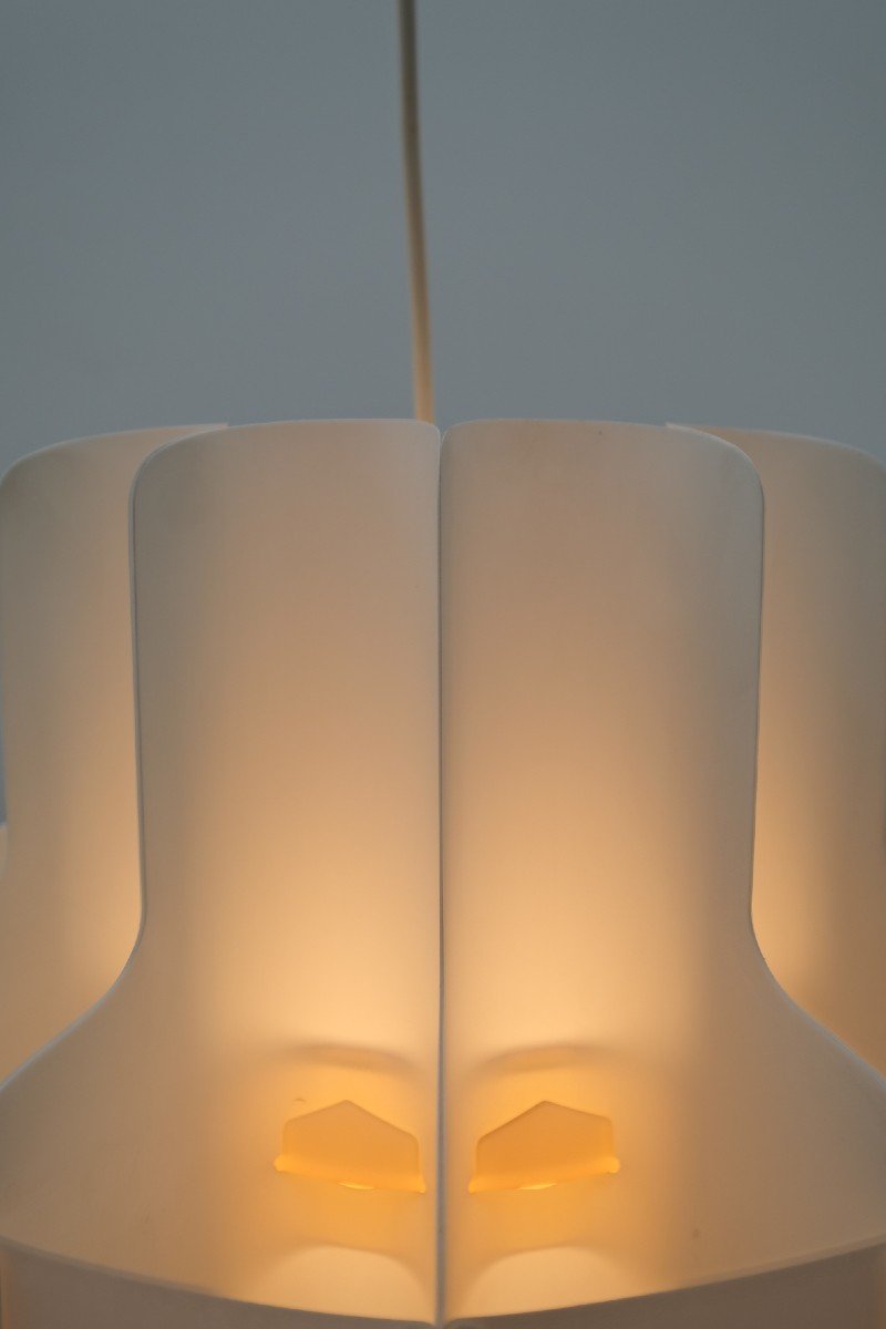 “casa” Chandelier By Carsten Erik Schioler For Hoyrup, Denmark 1970  -photo-1