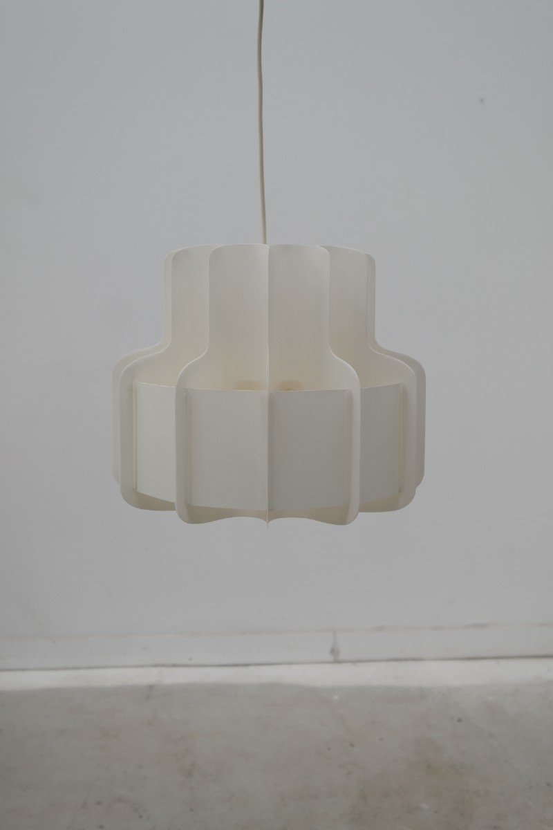 “casa” Chandelier By Carsten Erik Schioler For Hoyrup, Denmark 1970  -photo-4