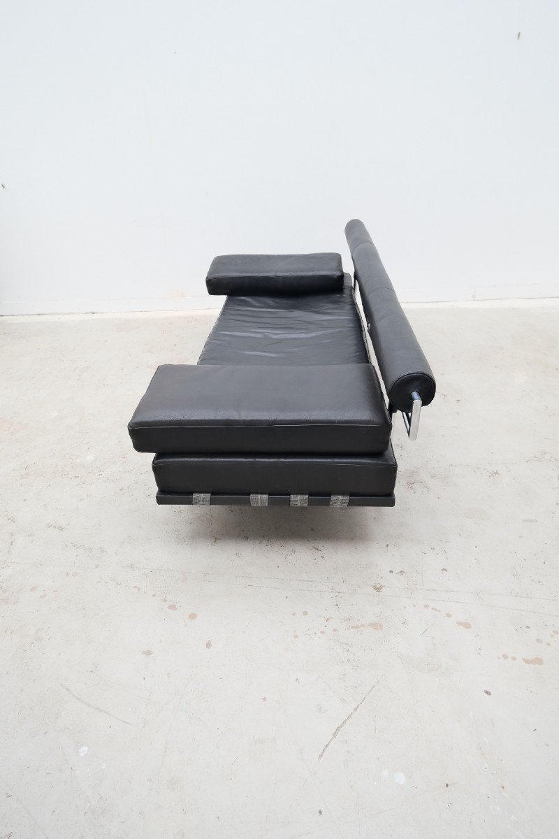 Leather Sofa By Helene Galdini For Galdini Edition, France 1980  -photo-3