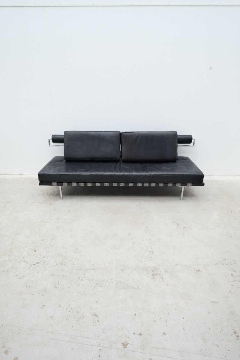 Leather Sofa By Helene Galdini For Galdini Edition, France 1980  -photo-6