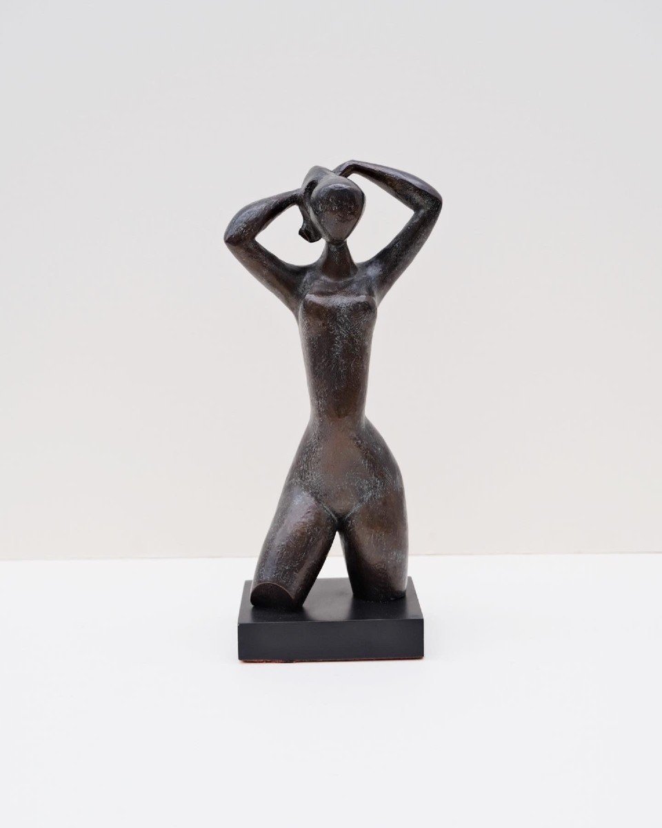 Sculpture By Arthur Saura (1928-2019) In Bronze Foundry Barberi 4/8, 1994  