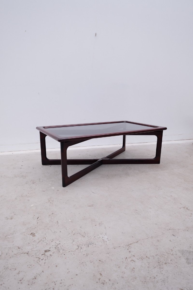 Table Basse Scandinave En Palissandre De Dyrlund, Danemark 1970 -photo-2