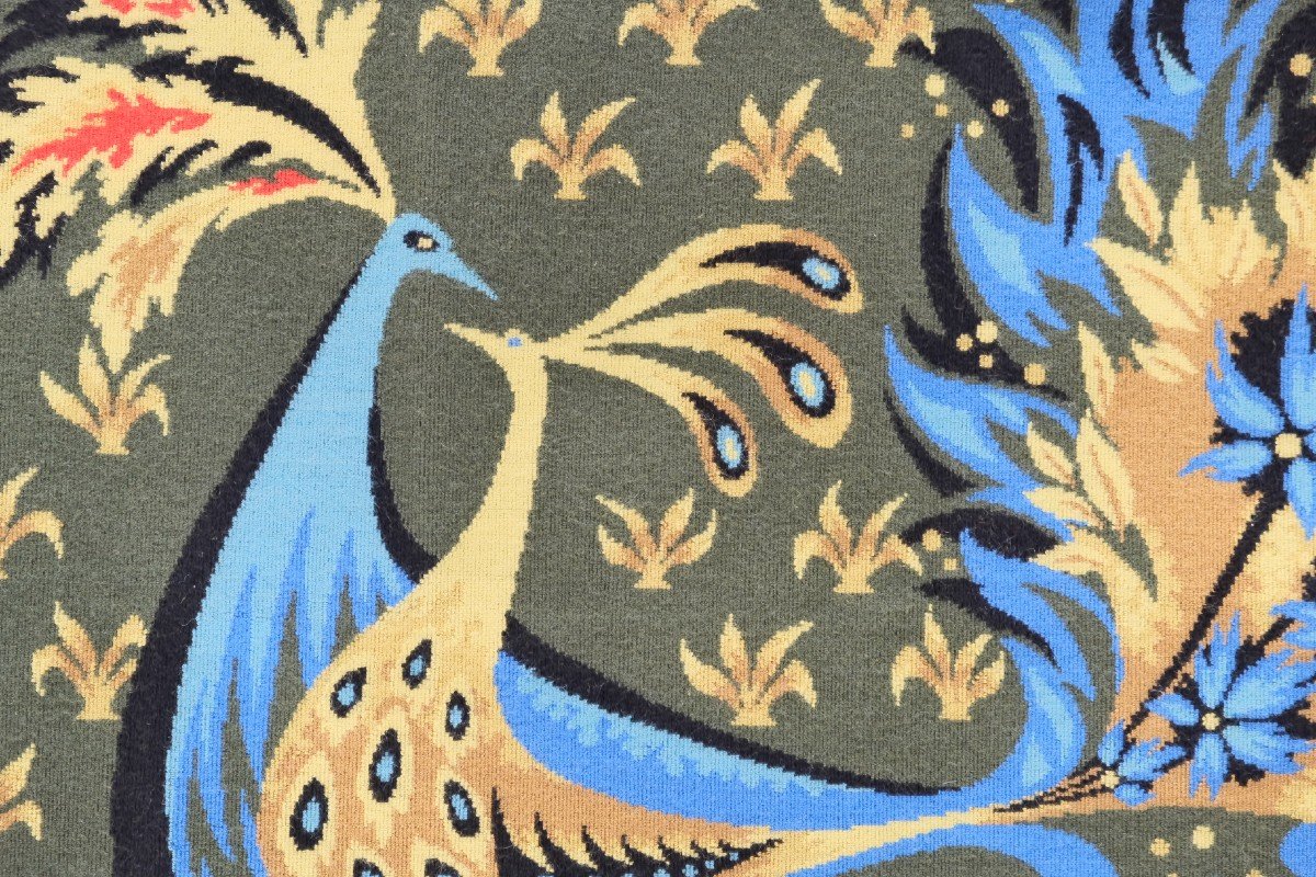 “bouquet Of Blue Birds” Wall Tapestry By Claude Bleynie By Les Ateliers Jean Laurent-photo-4