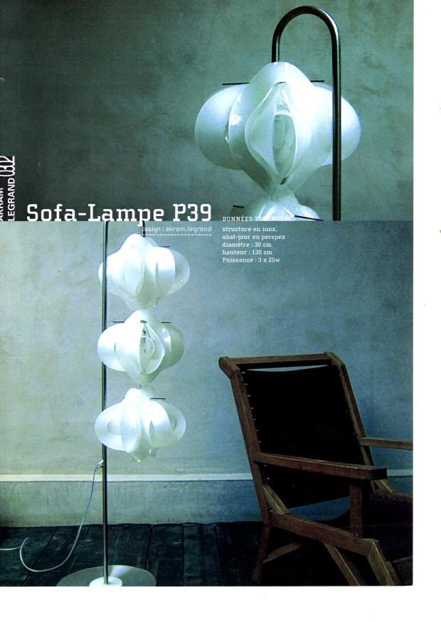 Lampadaire De Akram Legrand, 1990  -photo-4