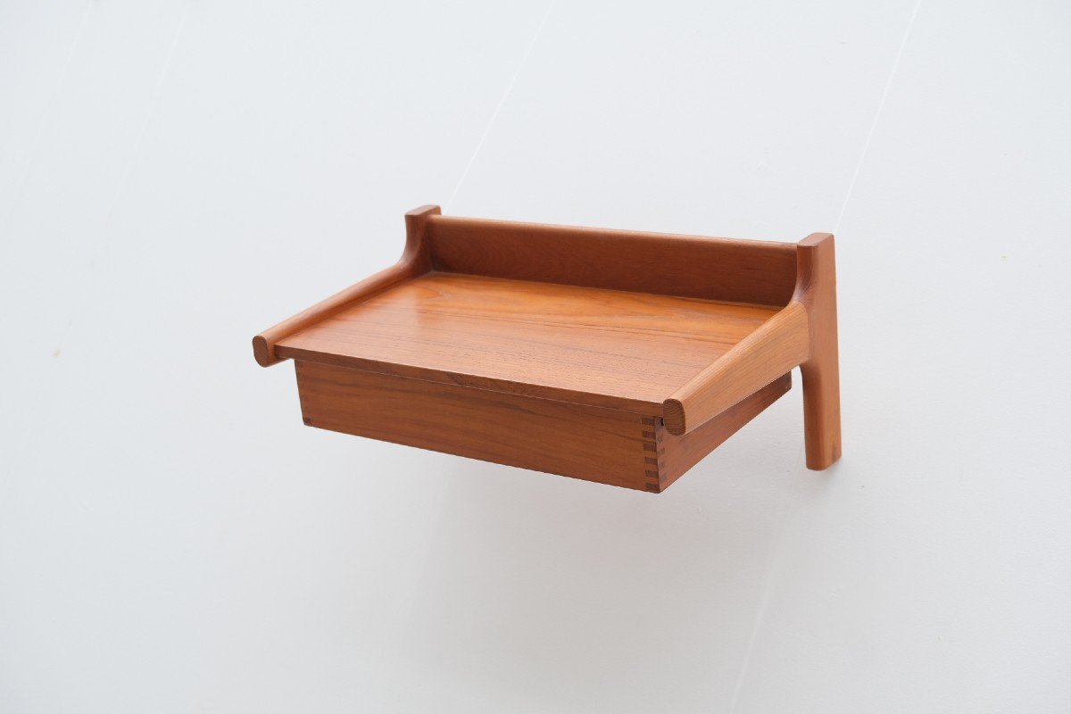 Teak Wall Shelf By Kai Kristiansen For Kaagaards Møbelfabrik, 1960  -photo-1