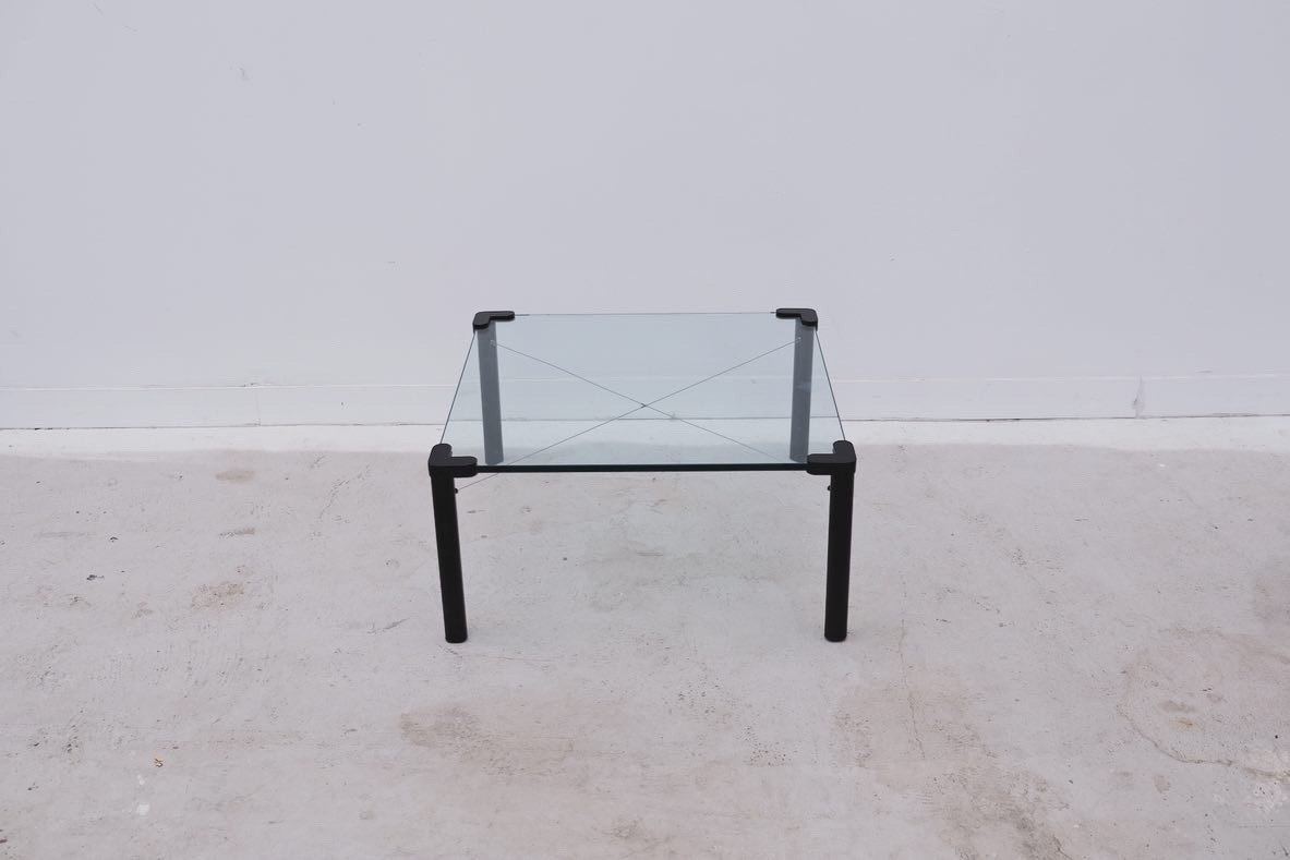 Glass And Metal Coffee Table, 1980  -photo-2