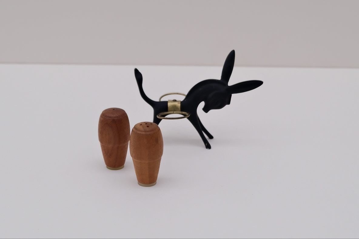 Walter Bosse Donkey Salt And Pepper Shaker Set By Herta Baller 1960-photo-4