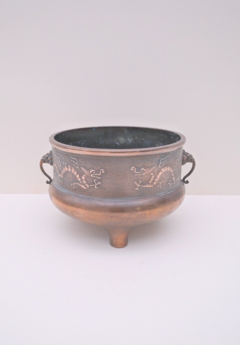 Bronze Hibachi Perfume Burner, Japan 19th Century    