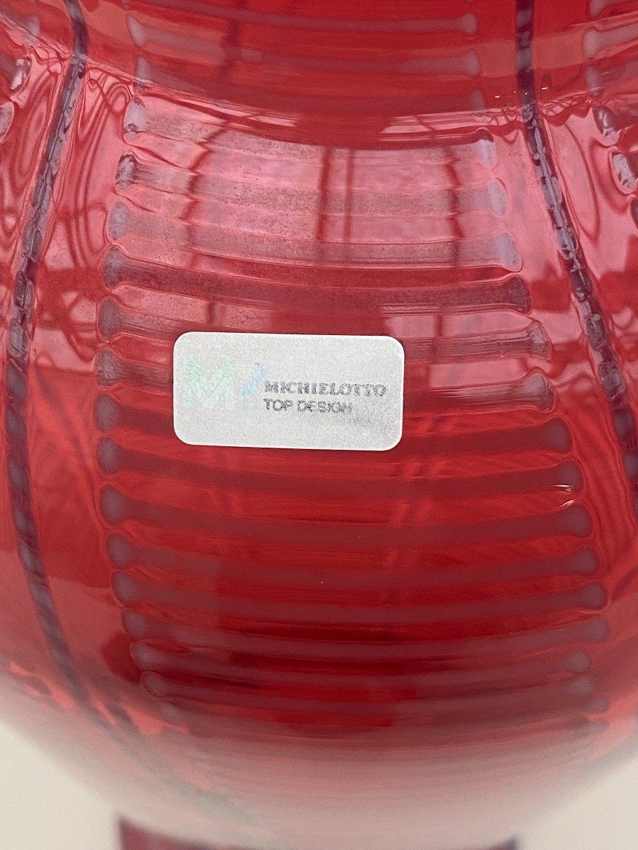 Vase De Michelotto - Murano, 1980  -photo-2