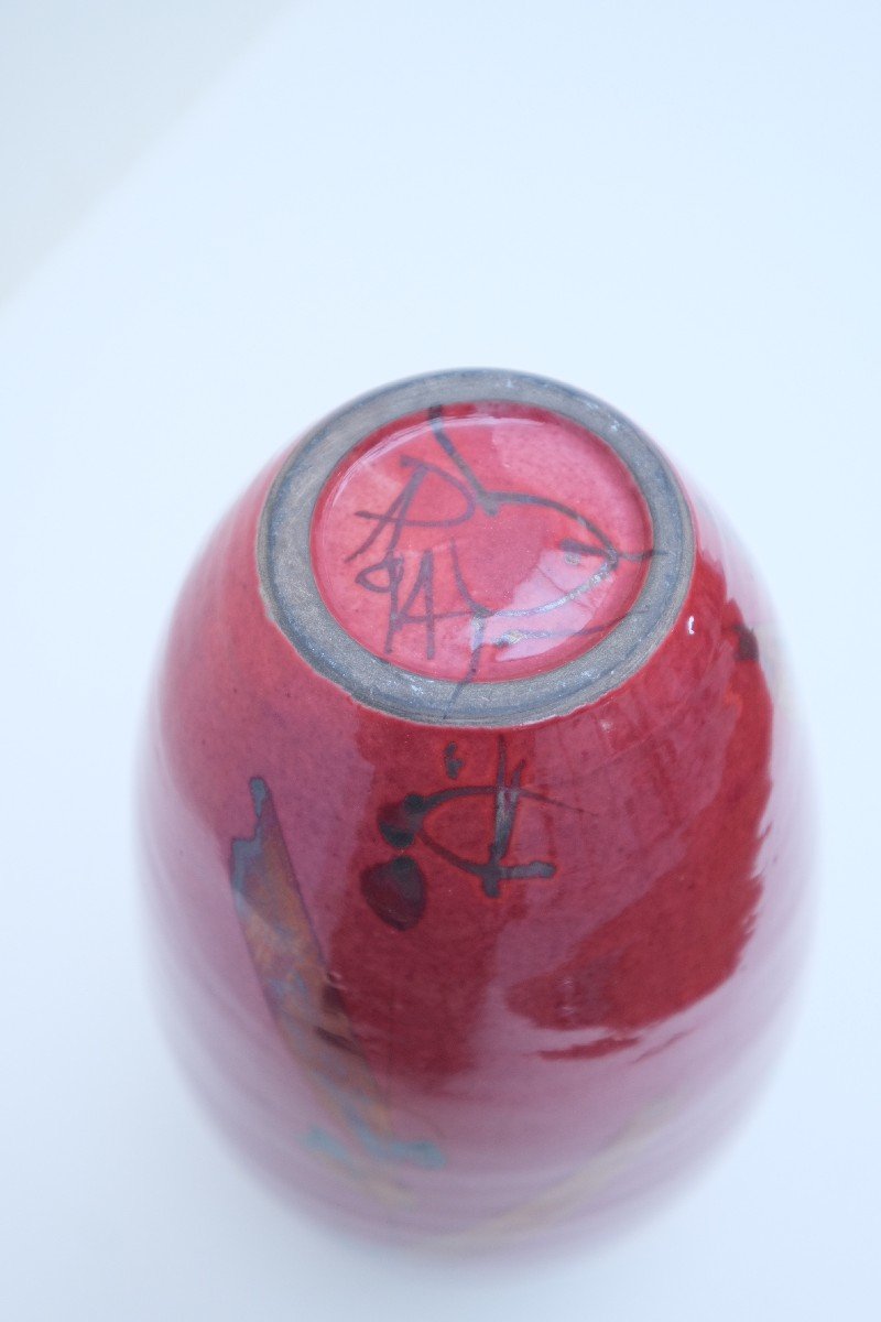 Vase De Alain Dejardin En Céramique, France 1994  -photo-2