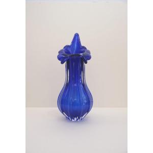 Blown Glass Vase By Egermann, Czech Republic 1970