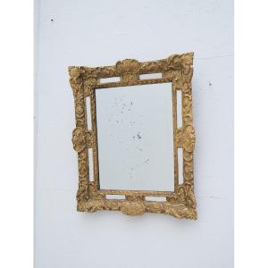 Regency Style Mirror With Gilded Wood Glazing Beads