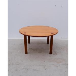 Modernist Pine Dining Table, 1970s  