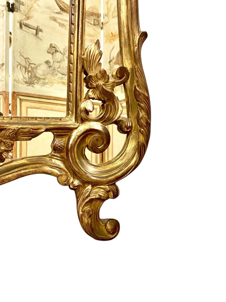 Miroir Doré de Style Néo-Rococo-photo-7