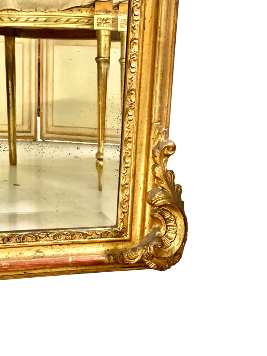 Louis XV Style Giltwood Mirror, 19th Century-photo-8