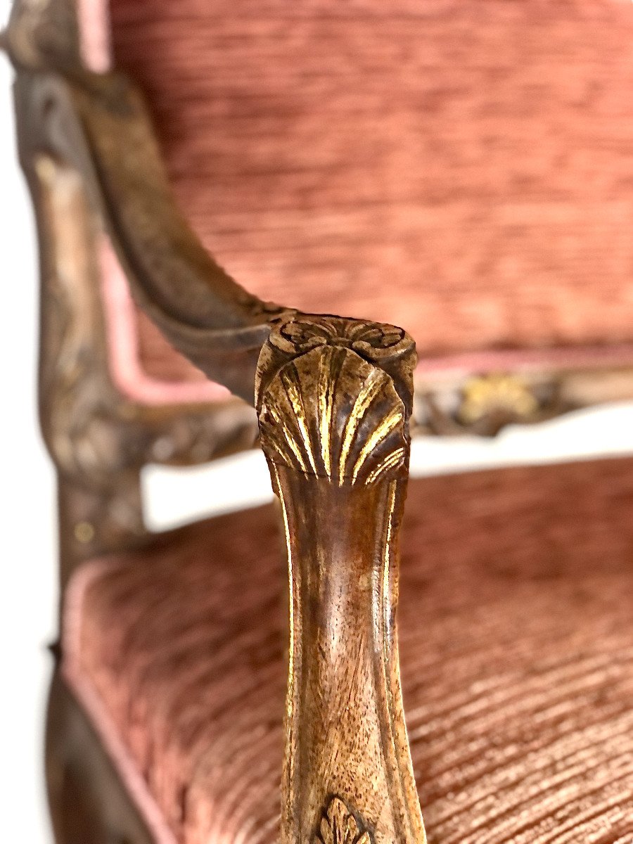 A Pair Of Gorgeous 19th Century “fauteuils à La Reine” In Régence Style-photo-4