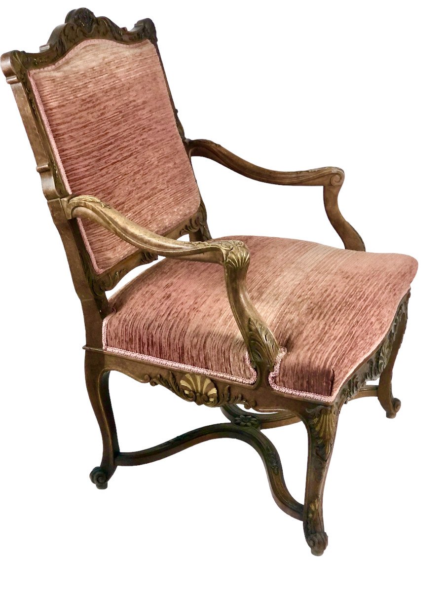 A Pair Of Gorgeous 19th Century “fauteuils à La Reine” In Régence Style-photo-6