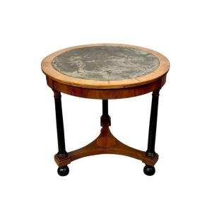 19th Century Empire Period Marble Top Gueridon