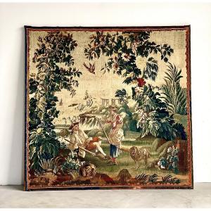A Fine And Rare 18th Century Aubusson Tapestry