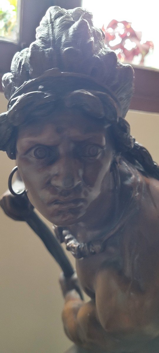 Bronze Of Niconor Plaza "the Last Of The Mohicans"-photo-4