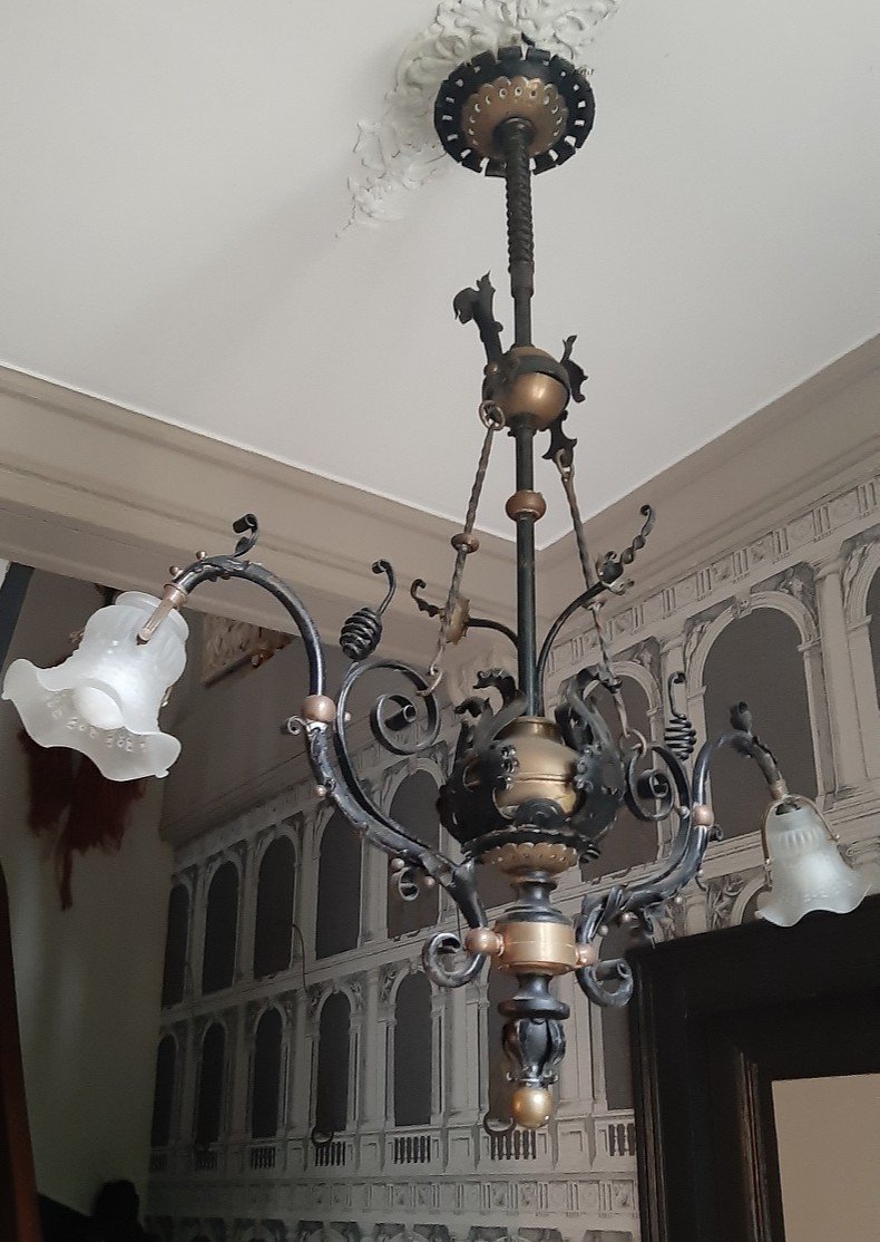 Neo Gothic 2-light Pendant Light