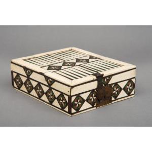 Embriachi Workshop Italian, Venice, 15th Century Games Box Chess And Tric Trac