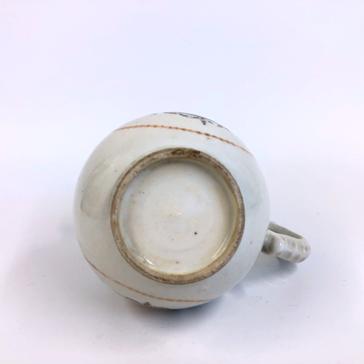 18th C Chinese Export Porcelain Set Jug Dish Coat Of Arms-photo-2