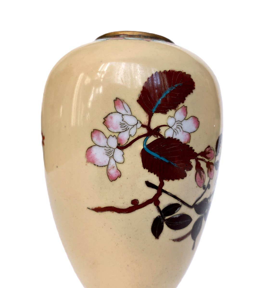 Petit Vase Cloisonné Japon Début 20 Eme-photo-1