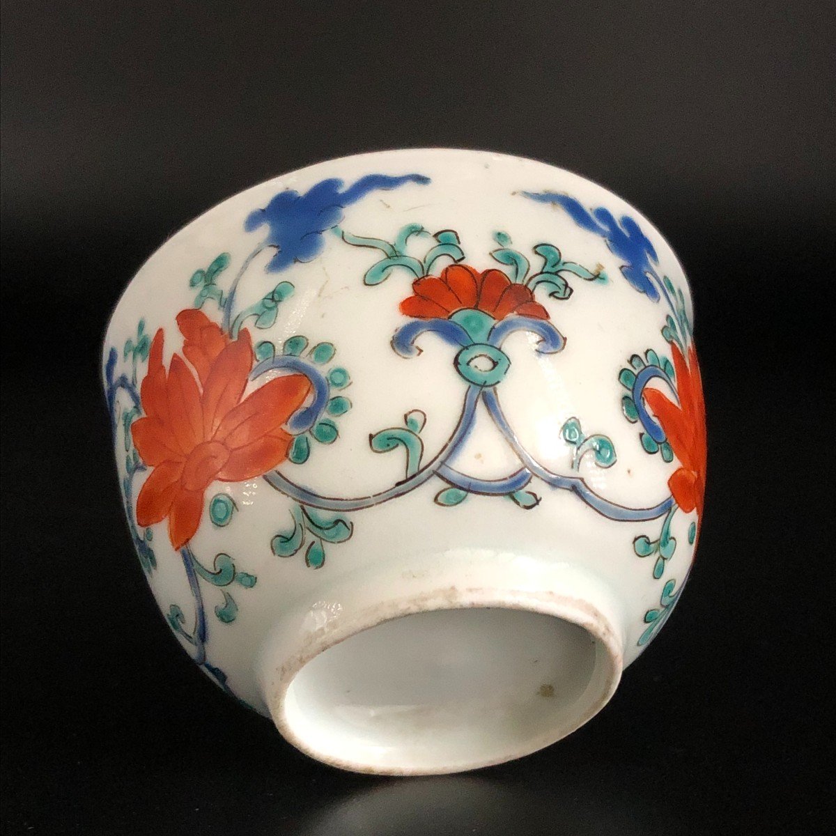 Cup Porcelain From Japan Arita Kakiemon 17/18 Th C-photo-2