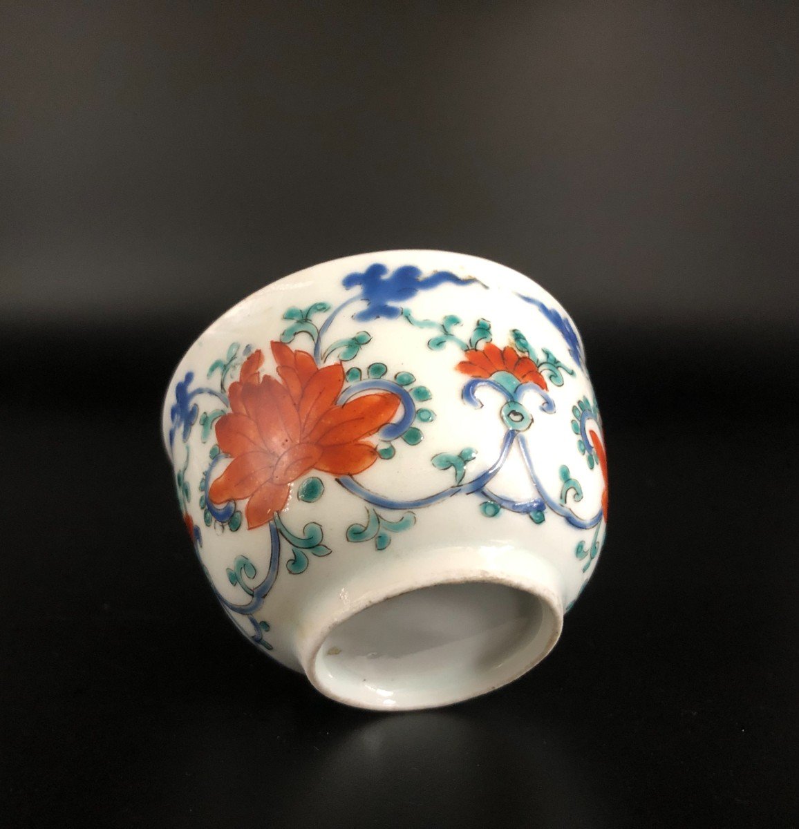 Cup Porcelain From Japan Arita Kakiemon 17/18 Th C-photo-3