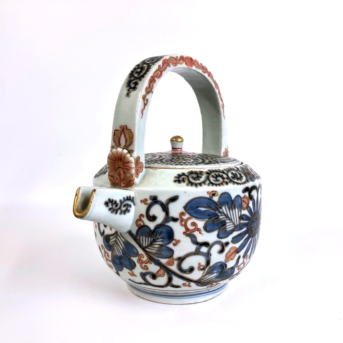 Th&eacute;i&egrave;re En Porcelaine Du Japon Imari Epoque 19 Eme-photo-2