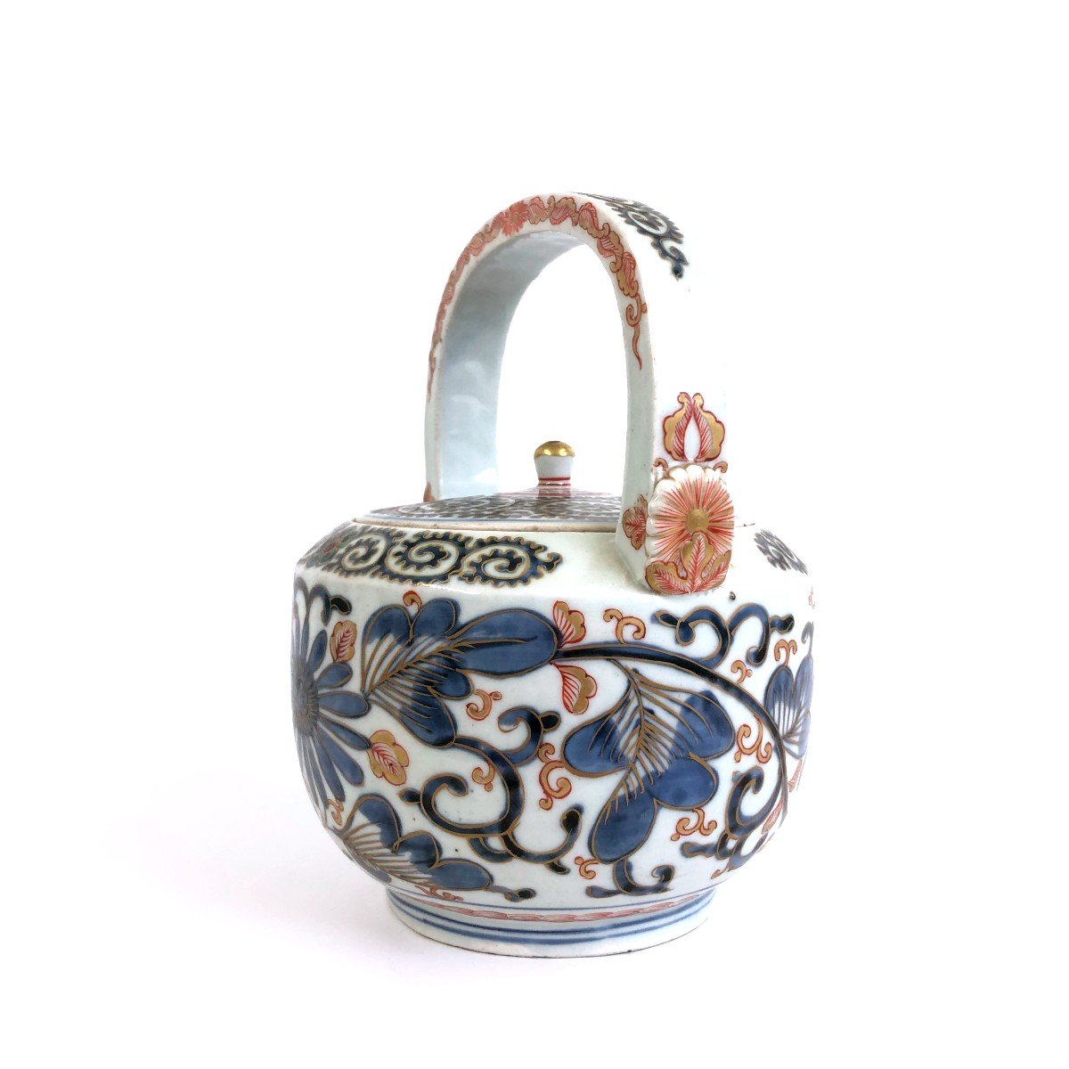 Théière En Porcelaine Du Japon Imari Epoque 19 Eme-photo-4