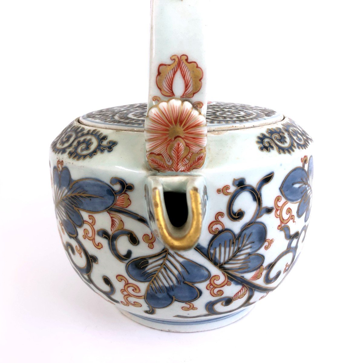 Théière En Porcelaine Du Japon Imari Epoque 19 Eme-photo-3