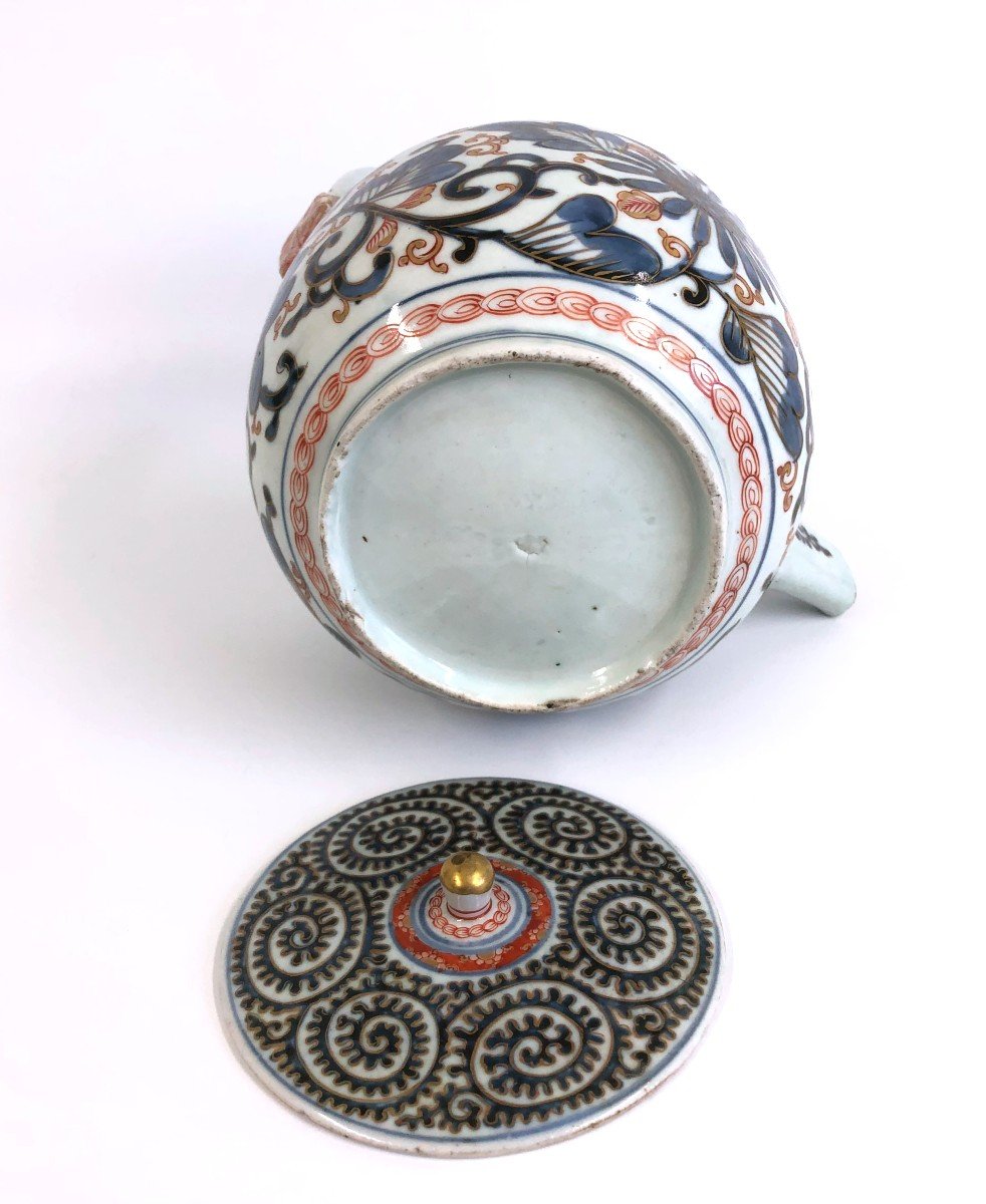 Th&eacute;i&egrave;re En Porcelaine Du Japon Imari Epoque 19 Eme-photo-1