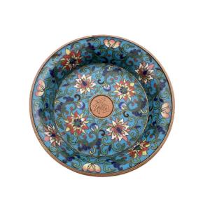 Petite Coupe En émail Cloisonné Chine 19 Eme