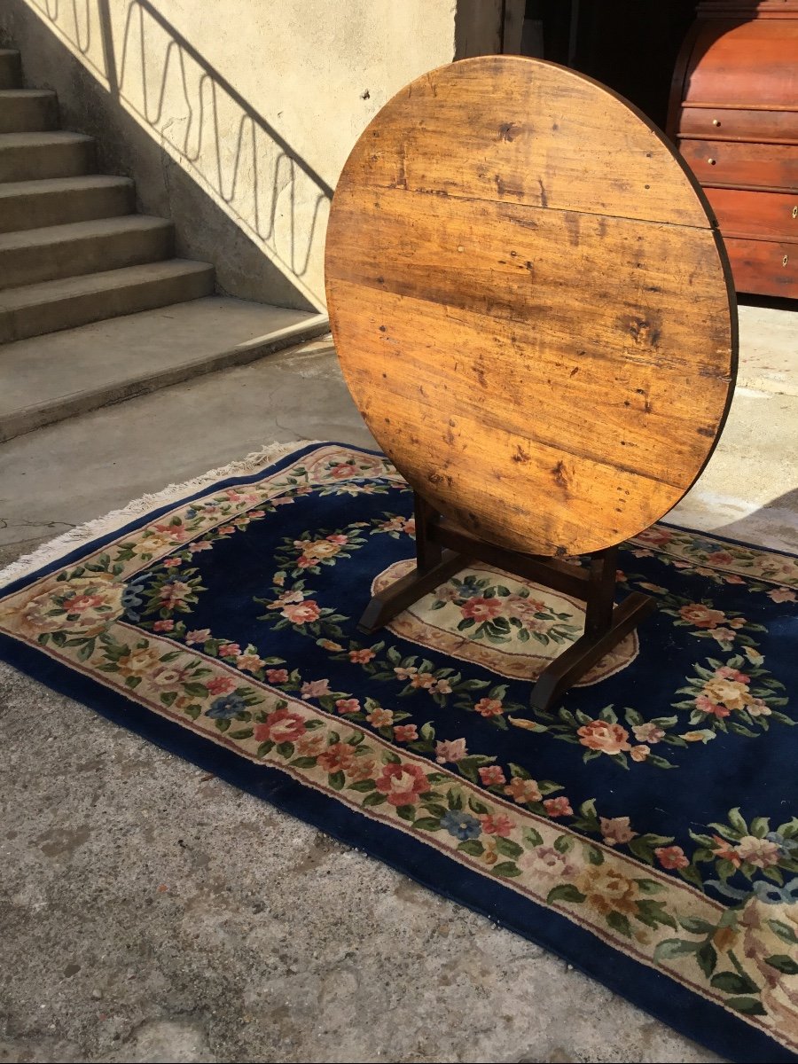 Winegrower's Table In Directoire Oak D Eighteenth Time-photo-3