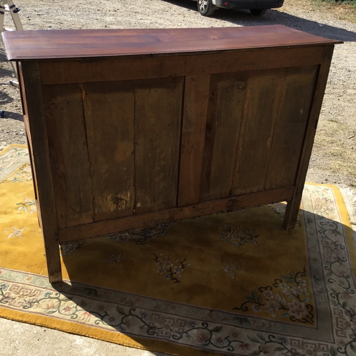 Sideboard, Louis XV Style Buffet In Oak From The Nineteenth Time-photo-4