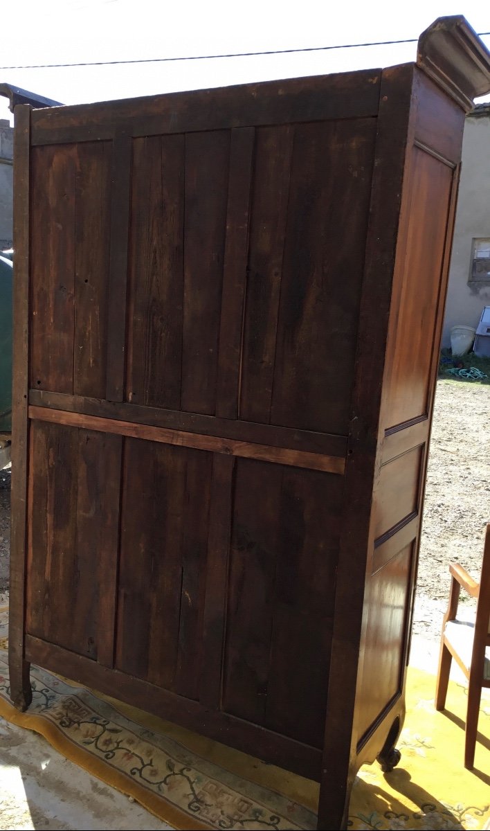 Armoire Provençale, Louis XV, En Noyer époque 18em.-photo-4