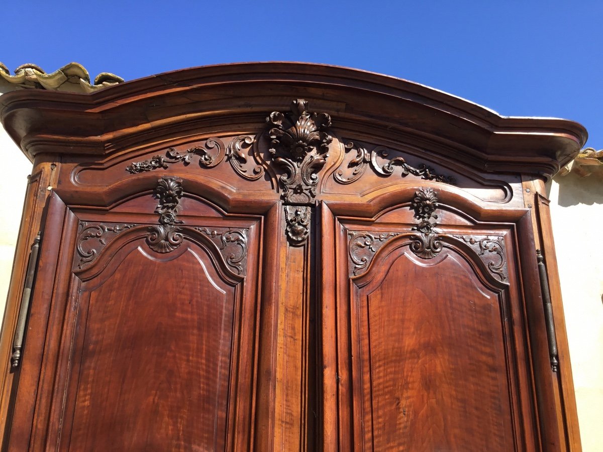 Armoire De Château Régence Lyonnaise époque 18ème -photo-1