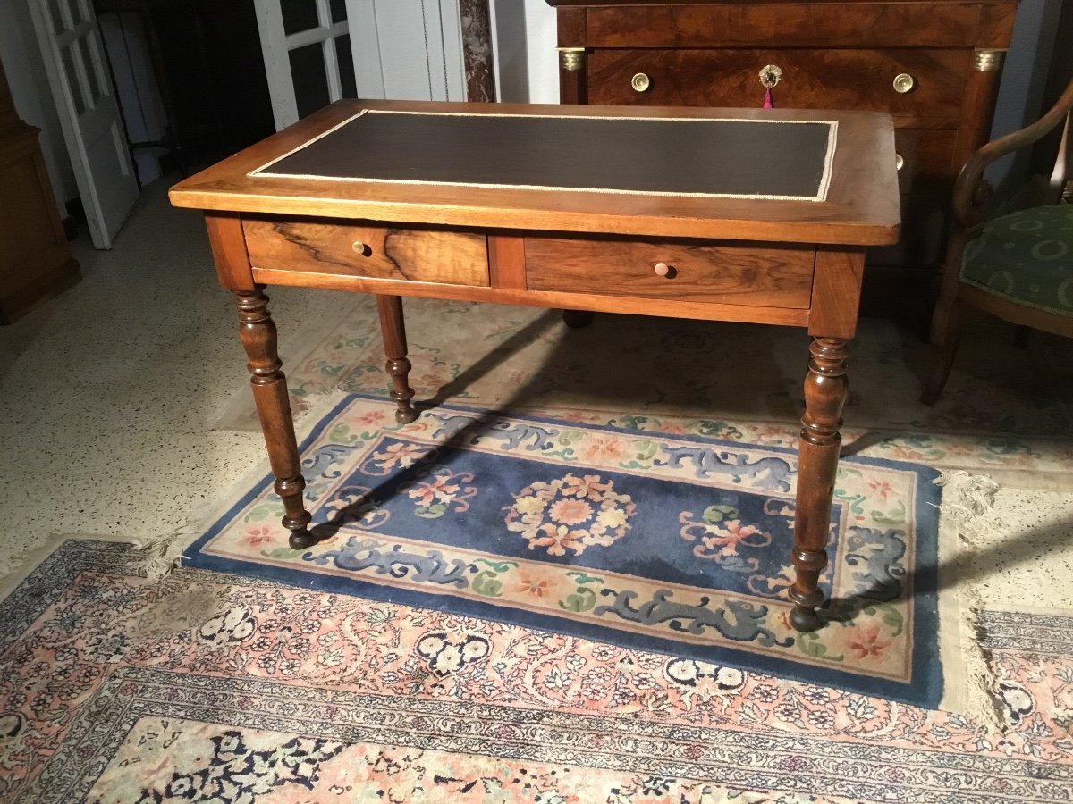 Bureau Louis-philippe En Noyer époque 19emsiècle 