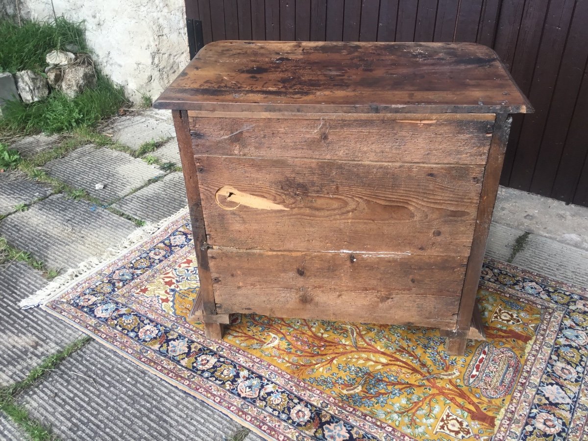 Small Louis XIII Travel Furniture In Walnut 17th Century -photo-3