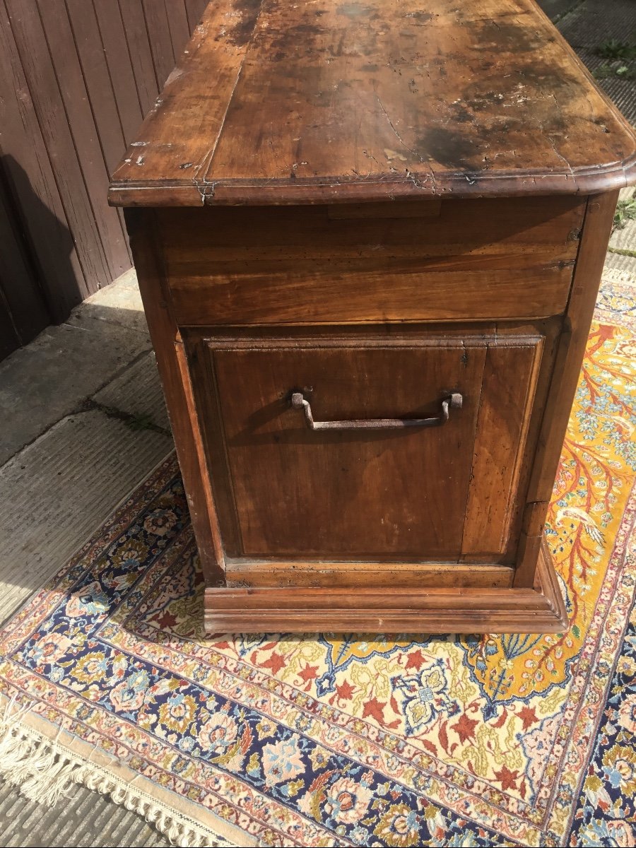 Small Louis XIII Travel Furniture In Walnut 17th Century -photo-5