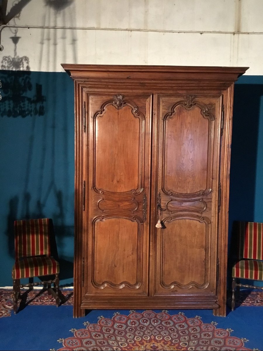 Armoire,, Régence, En Chêne époque 18ème 