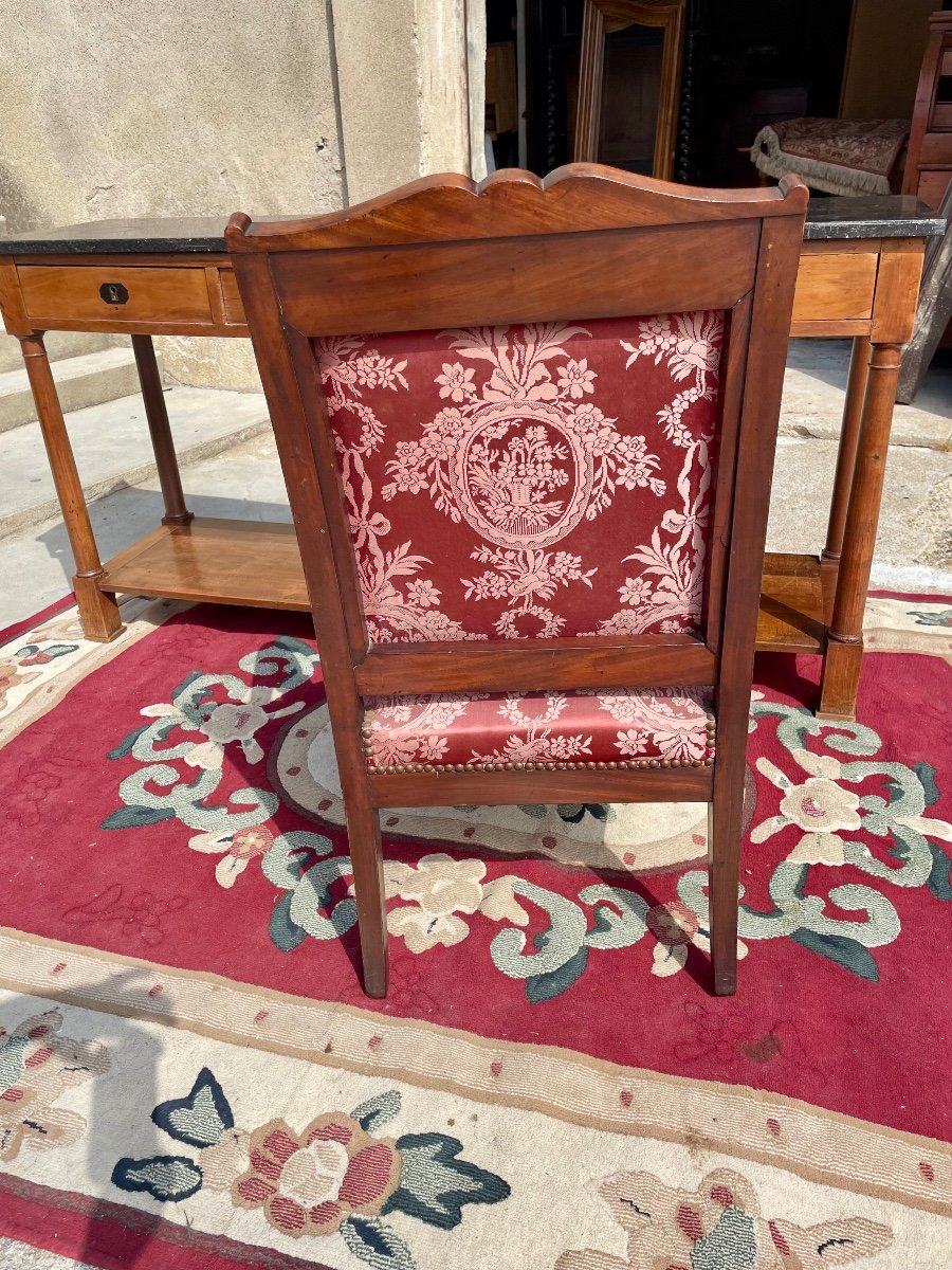 Armchair, Empire Mahogany, 19th Century.-photo-3