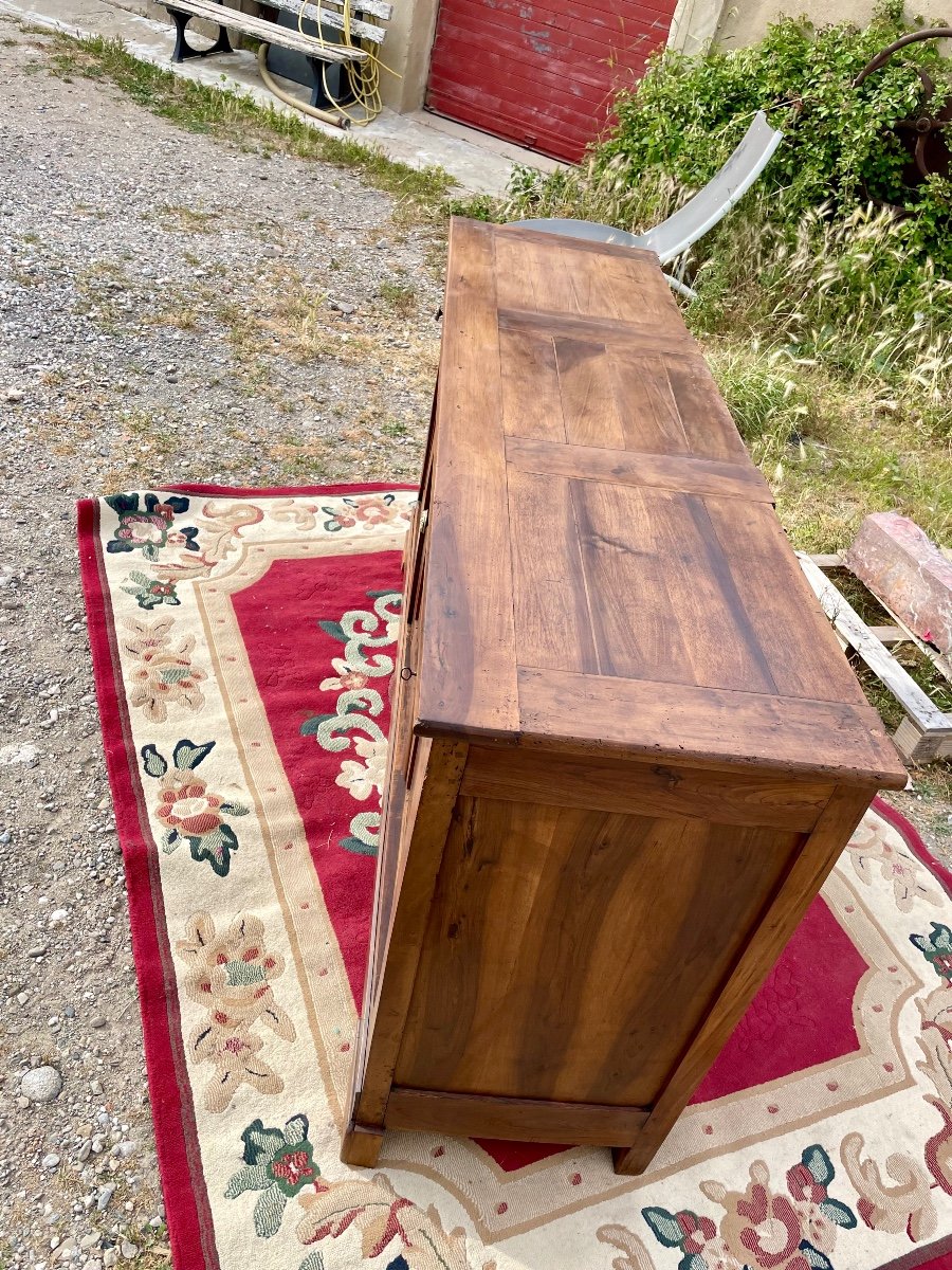 Sideboard Buffet, Louis Philippe, In, Walnut Period 19m-photo-3