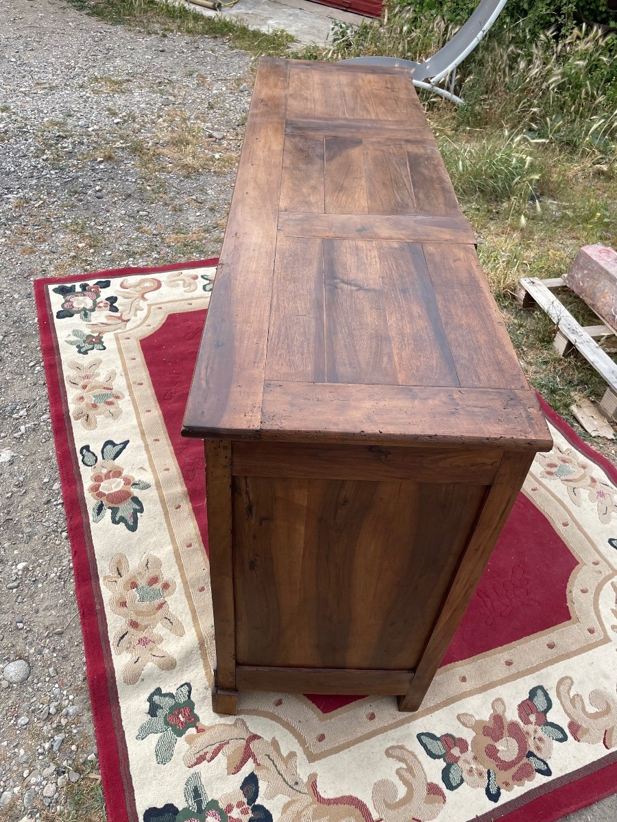 Sideboard Buffet, Louis Philippe, In, Walnut Period 19m-photo-4